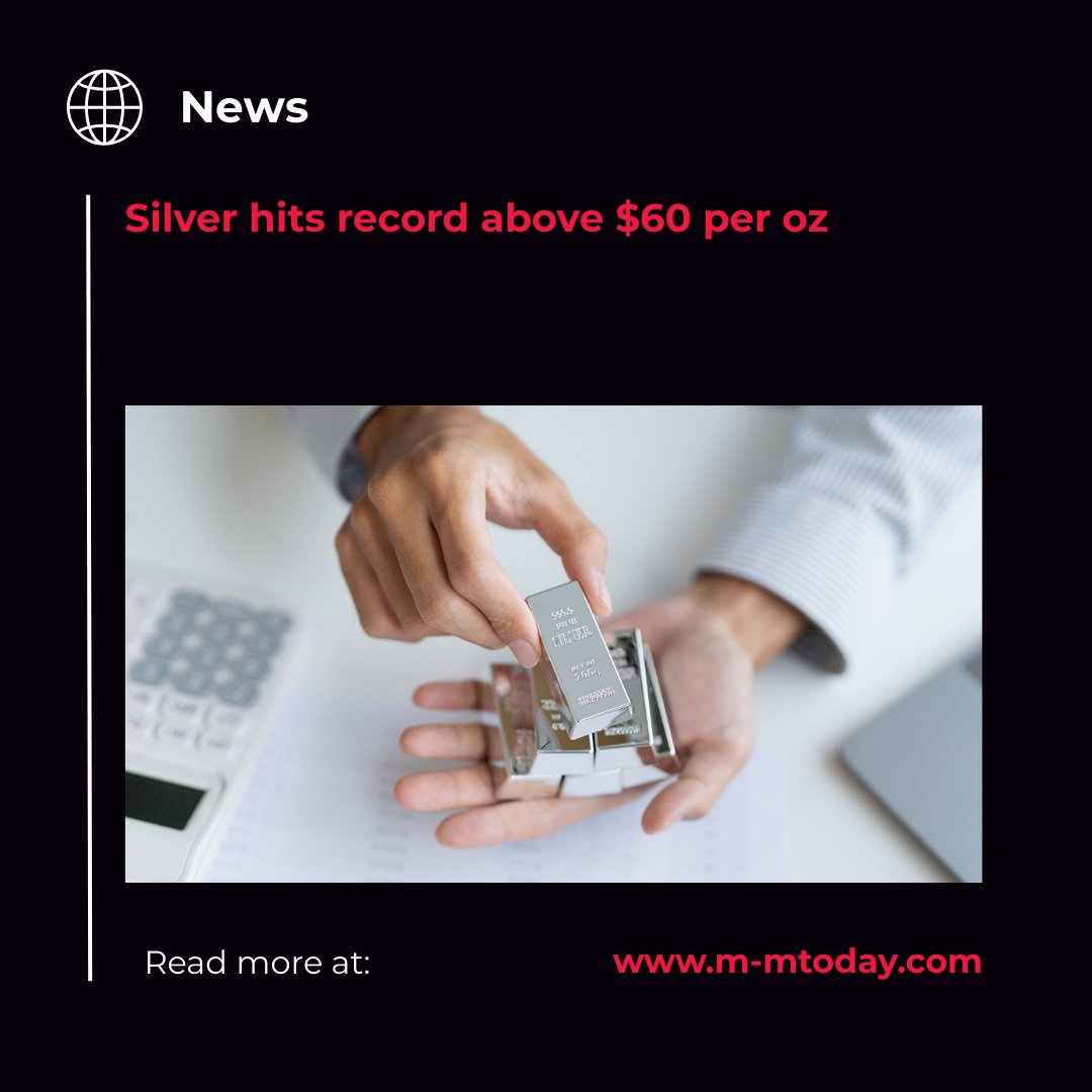 Silver just smashed through $60/oz—for the first time in history. What's driving the surge?

This isn’t just another commodity rally. Silver has broken records thanks to global supply constraints, macroeconomic uncertainty, and shifting demand.

ow.ly/uXiE50XKZ0z