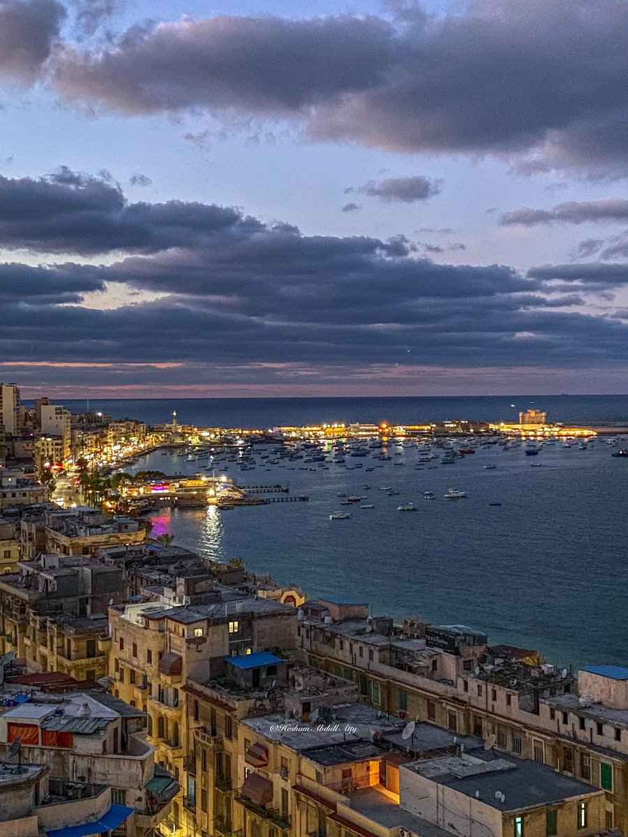 AmrGlil's tweet image. ليالي شتاء الإسكندرية…