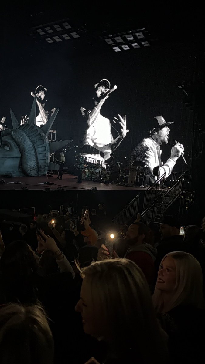 My 1st <a href="/machinegunkelly/">mgk</a> concert attended at Nashville’s <a href="/BrdgstoneArena/">Bridgestone Arena</a> was even better than I expected + Kel’s earned a new EST for life fan in my bestie <a href="/JulieKines/">Julie Kines</a>, Matching XX tats later today. &amp; She took care of me when I was chemo sick by the end of the night. So thankful.