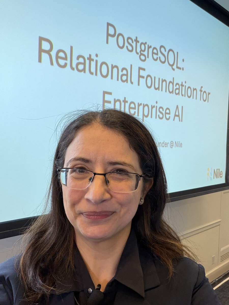 gwenshap's tweet image. 10 minutes to my #QConAI talk:
Postgres for enterprise agents!

LFG!