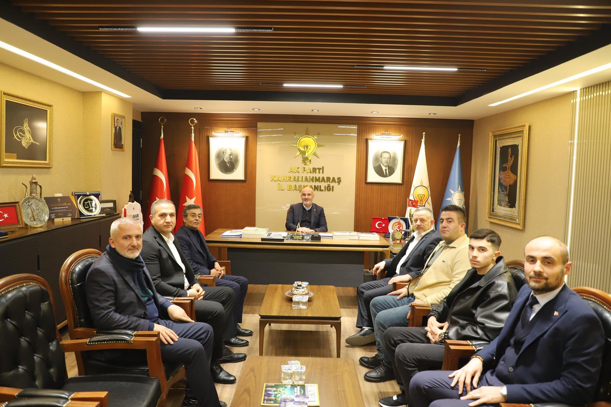 📌 Önceki dönem Pazarcık Belediye Başkanımız Sn. İbrahim Yılmazcan,

📌 Önceki dönem AK Parti Göksun İlçe Başkanımız Sn. Talat Koska, AK Parti Göksun Kurucu Gençlik Kolları Başkanımız Sn. Ebubekir Satıcı, iş insanı Sn. Cebrail Söyler,

📌 İş insanı Sn. Suha Kara ve Teknik Ekibi;