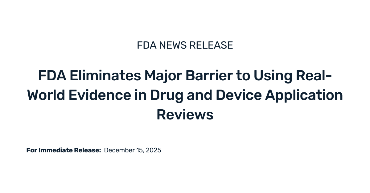 Real-World Evidence Circles tweet media