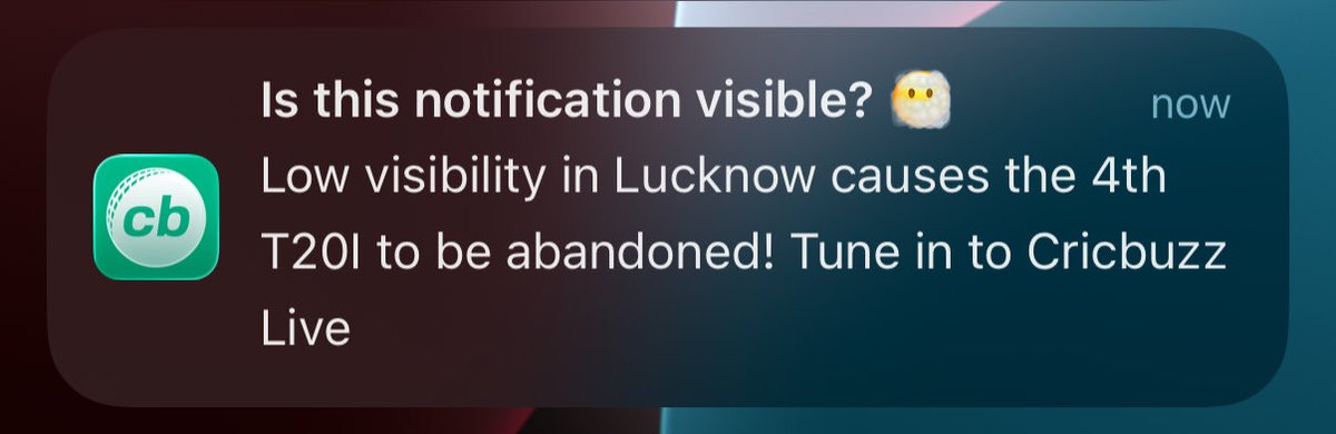 Cricbuzz taking a dig at Lucknow fog! 

This has to be the first time a match got cancelled because if the fog

#INDVSSAODI #INDSA