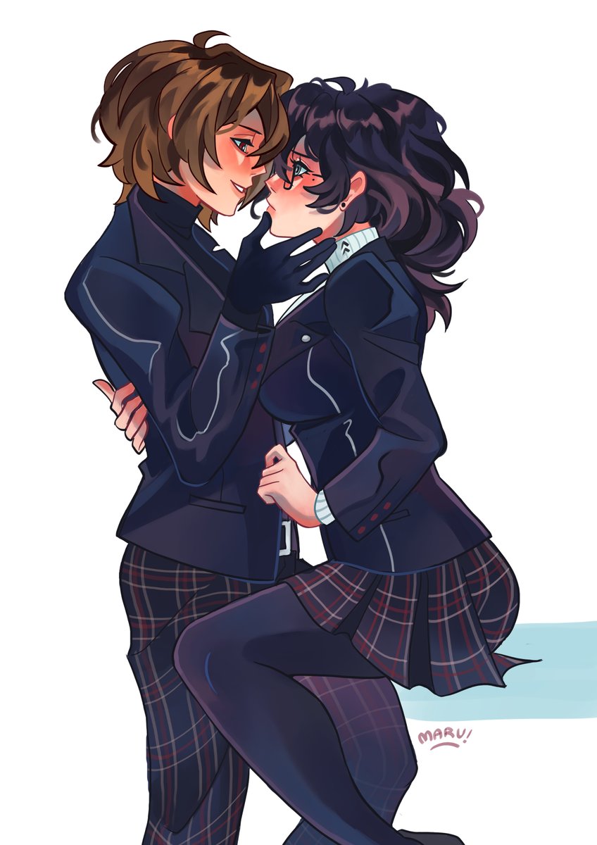 marukeki's tweet image. I never would've pegged you as the jealous type, Amamiya-san... #akeshu #明主