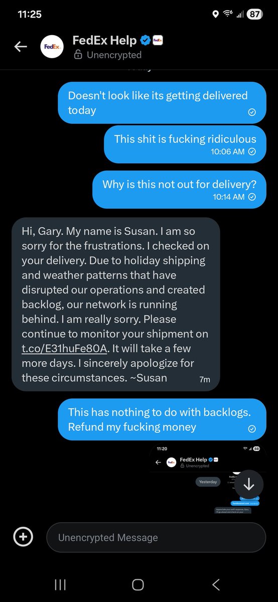 Does <a href="/FedEx/">FedEx</a> not hire seasonal help? Or do they think I'm a dumbass?