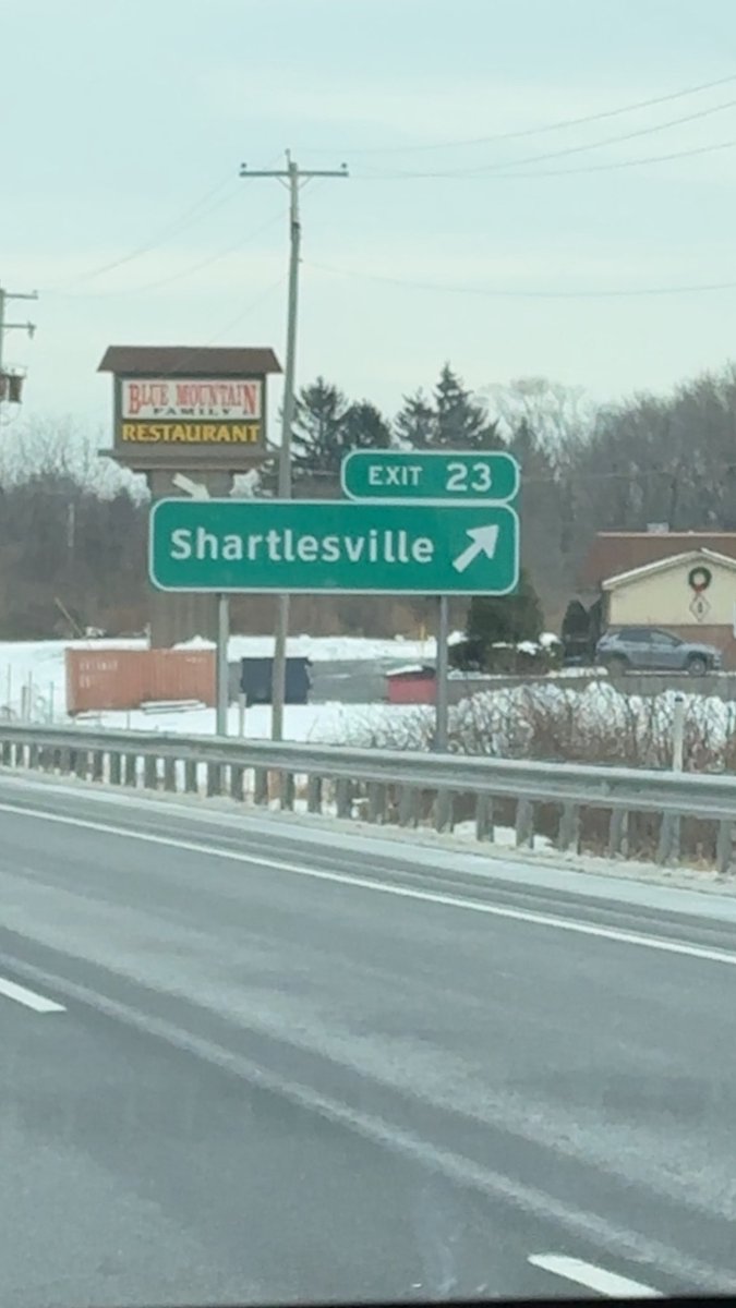 i went to shartlesville and everyone knew you