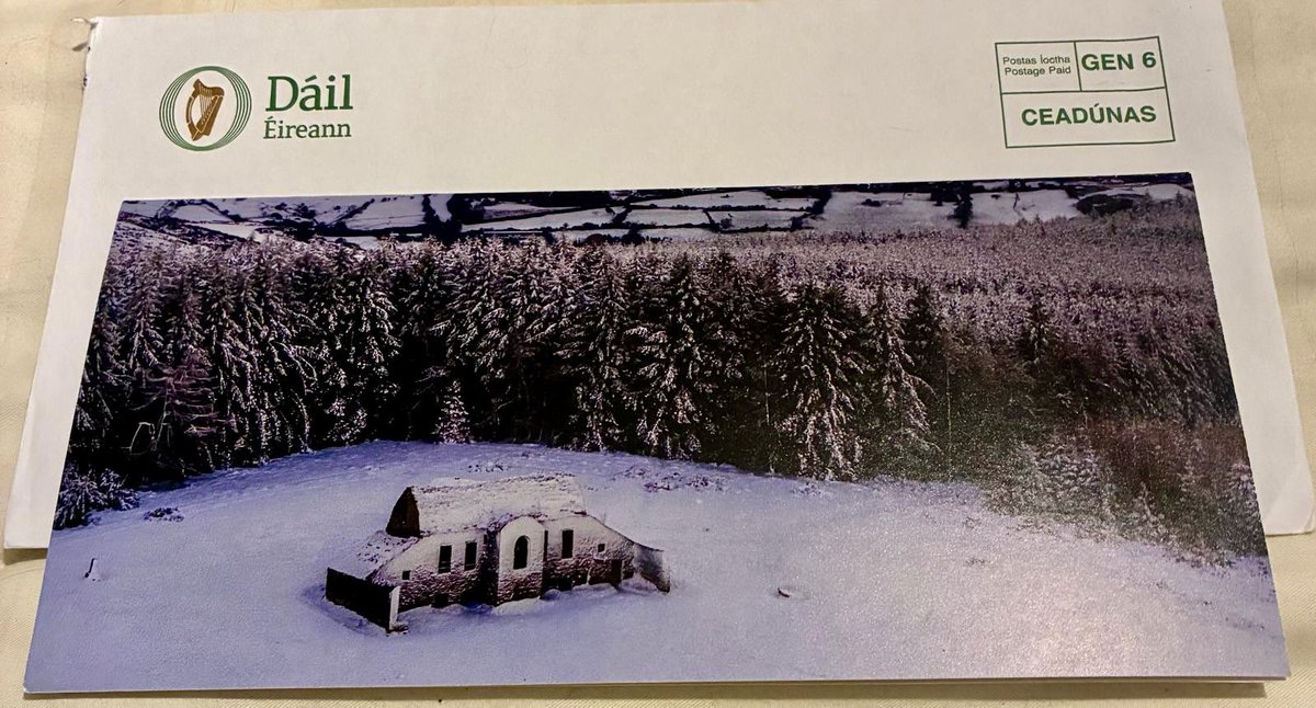 A TD is using Dáil envelopes &amp; the Hellfire Club’s forest as their Christmas card backdrop, the same forest they’re happy to see destroyed for a €35m dev. If you recognise the card, you’ll recognise the hypocrisy. Name the TD. #naughtylist #Christmas2025 

Image <a href="/sryanbruenphoto/">Sryan Bruen Photography</a>