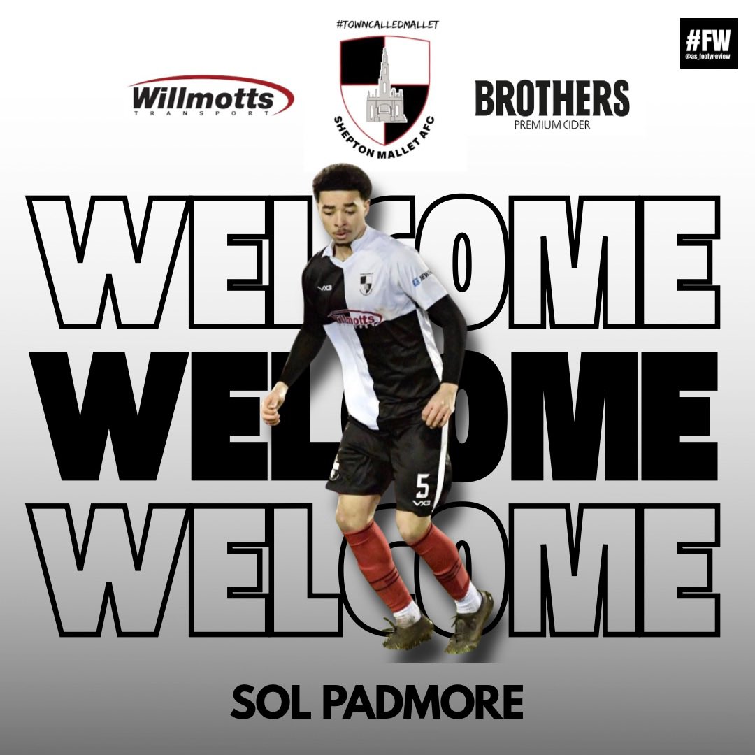 Mallet_AFC's tweet image. 𝐍𝐄𝐖 𝐒𝐈𝐆𝐍𝐈𝐍𝐆

The club are delighted to announce the signing of Sol Padmore.

A versatile defender who can also operate in midfield, Sol joins us following a spell at Melksham Town. He made his debut for the club last Saturday, featuring in the win over Brislington.…