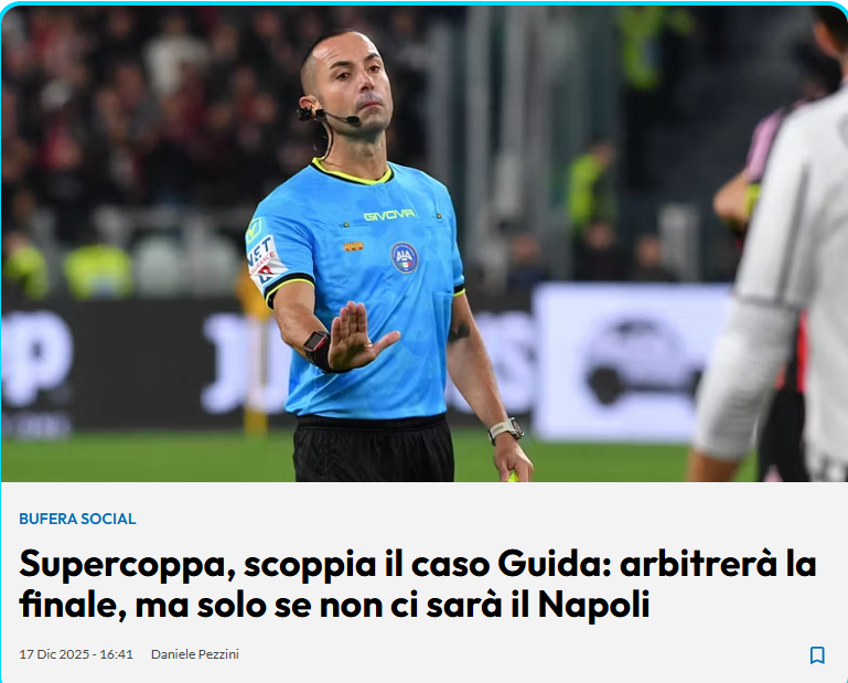 mirkonicolino's tweet image. Rimango dell'idea che non possa arbitrare più in #SerieA, men che meno in un torneo come la #SupercoppaItaliana. Anche arbitrare le altre squadre ha implicazioni per la classifica e il cammino del #Napoli nei tornei, di conseguenza la serenità o c'è sempre o non c'è mai. Questo…