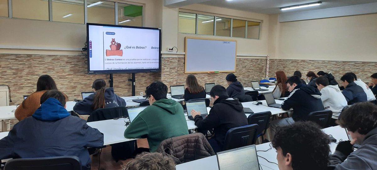 icoiesfaguilar's tweet image. ¡Aceptamos el reto y participamos en BEBRAS! 

El alumnado de 4º ESO, 1º y 2º de Bachillerato ha participado en el concurso BEBRAS 2025, una iniciativa internacional que despierta la curiosidad y el pensamiento computacional en jóvenes de todo el mundo.

#computationalthinking