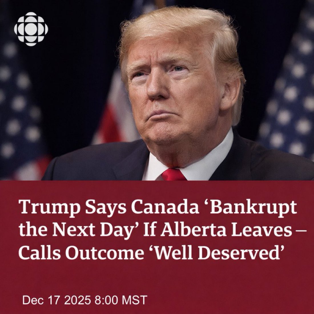 Concerned Canadian tweet media