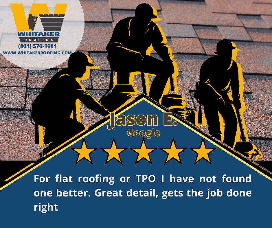 whitakerroofing's tweet photo. Your kind words not only remind us why we do what we do, but they also help new customers see firsthand the level of care, quality, and dedication we strive to deliver every single day

(801) 576-1681
https://t.co/a6kn00hDxA
"You've Just Found the Right Roofer" https://t.co/AMVgan1qba