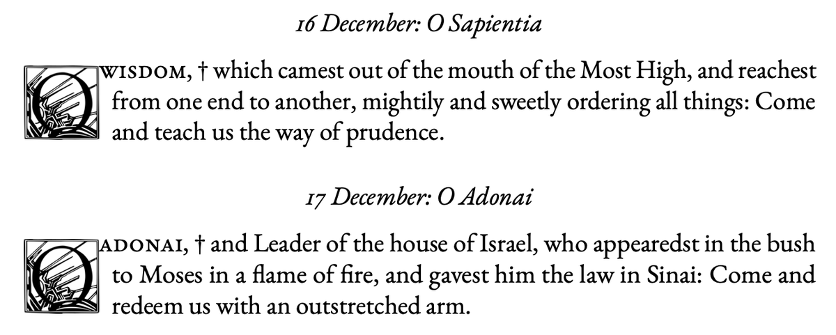 Blessed Ember Wednesday in Advent

Yesterday, we began praying the 'O' Antiphons with O Wisdom! We continue this evening with O Adonai! Join us for Evensong at 6 PM!

Grant, we beseech thee, Almighty God: that the coming solemnity of our redemption may bestow on us thy succour in