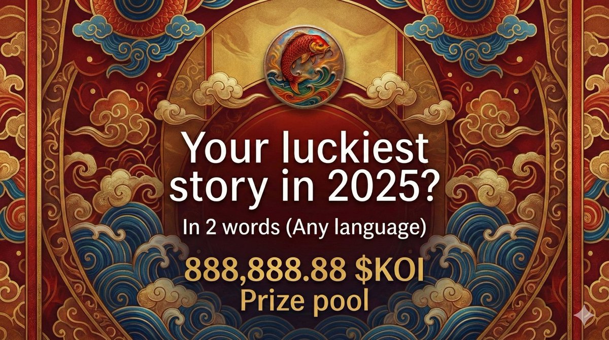 In 2 words (any language), what is your luckiest story in 2025?

#LuckWrapped25 #luckyKOI25