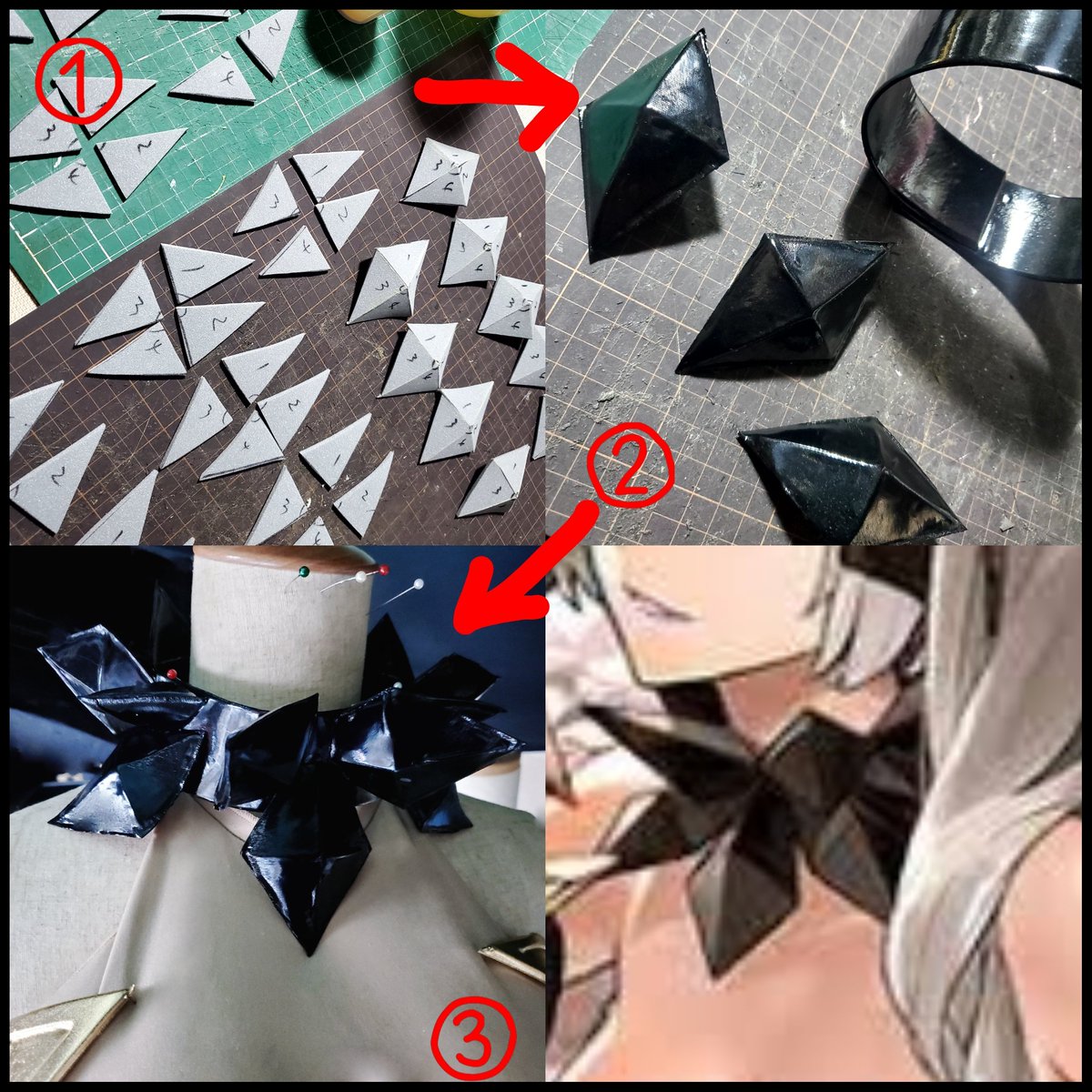 yuki69659's tweet photo. #唐突に過去作の制作途中画像 

マリーオルタも製作楽しかった🙌💕 https://t.co/XxP16ZTYVE