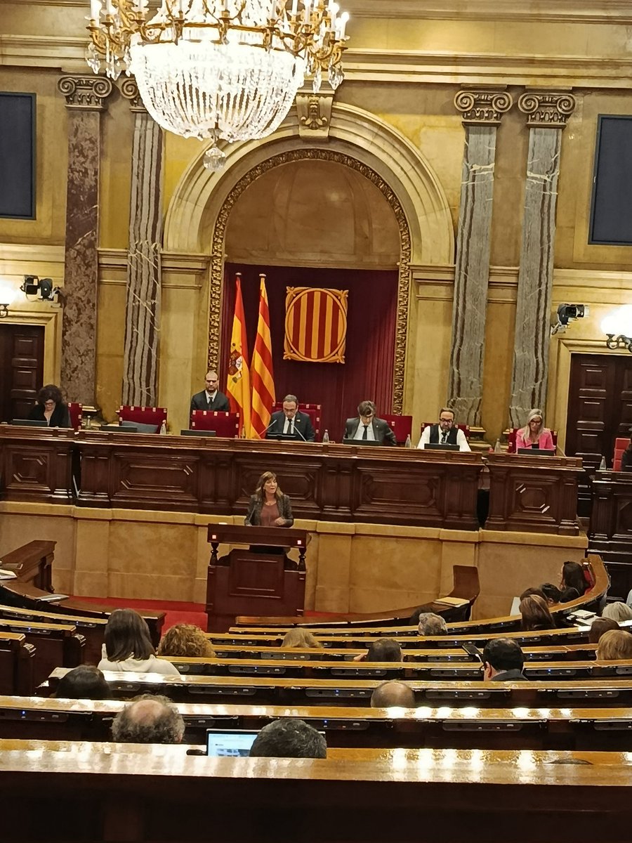StopCorrupcio's tweet photo. La Presidenta d'#O3C, @itziarGonzlezVi, está assistint al ple a @parlamentcat per presenciar la votació per ratificar al nou Director de l'Oficina @antifraucat https://t.co/WkiWMdIN5h