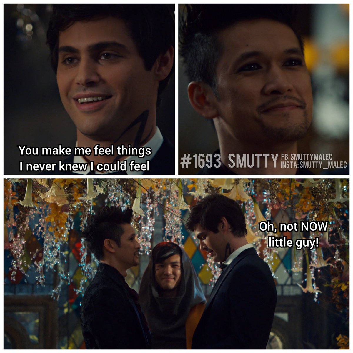 #1693 Wrong time and place lil' Alec

#shadowhunters #shadowhunterstv #malec #aleclightwood #magnusbane #matthewdaddario #mattdaddario #harryshumjr #shumdario #SaveShadowhunters #shadowhunterslegacy