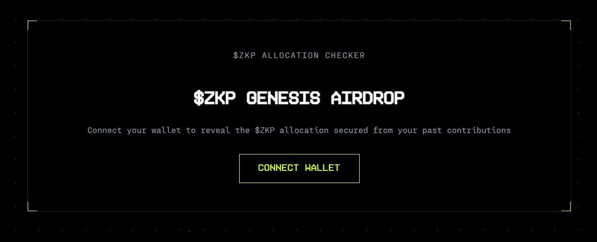 zkPass airdrop checker is live. If you used zkPass earlier, just