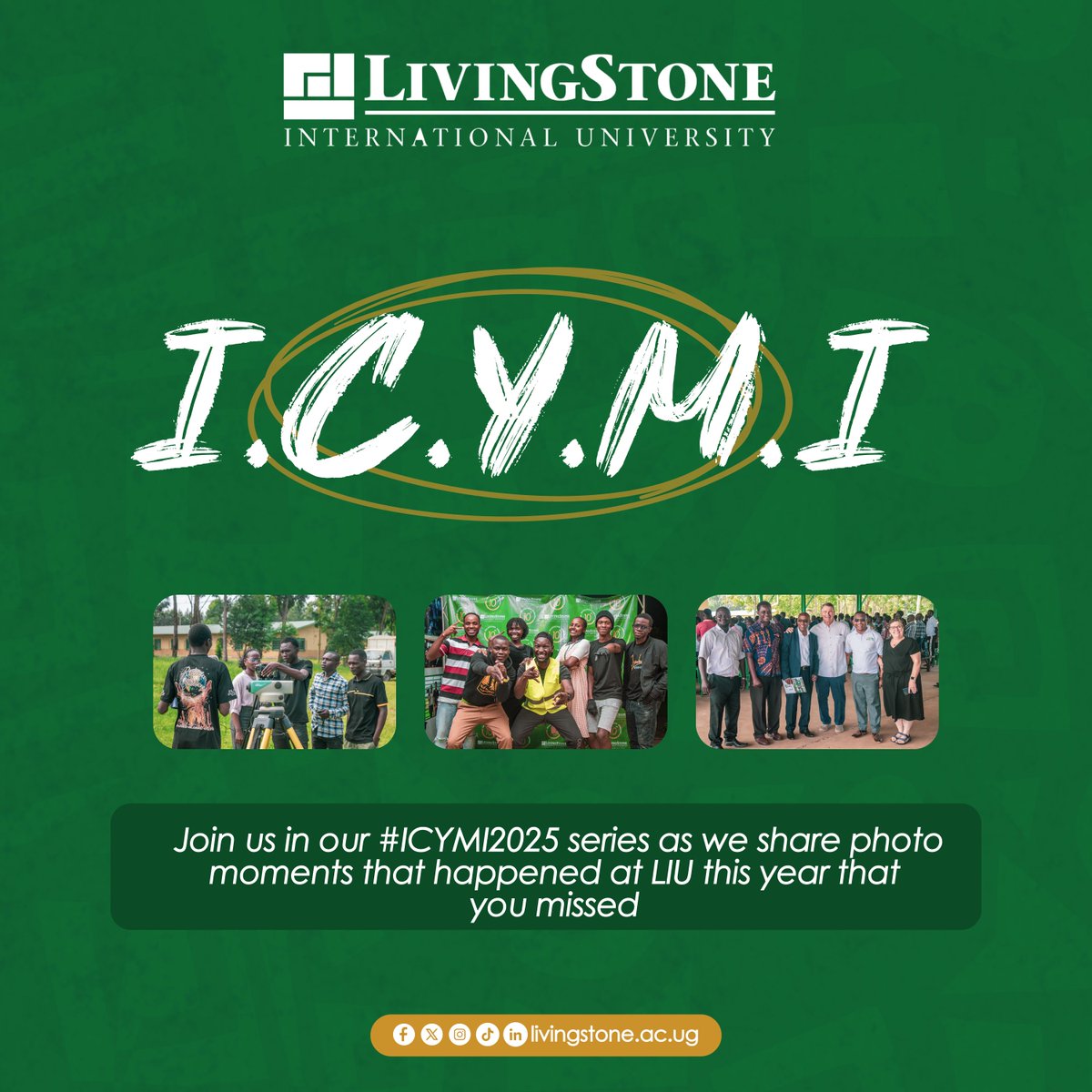 We are clearing the archives 
Join us in our #ICYMI2025 series as we share photo moments from LIU this year that you may have missed.
🌍livingstone.ac.ug