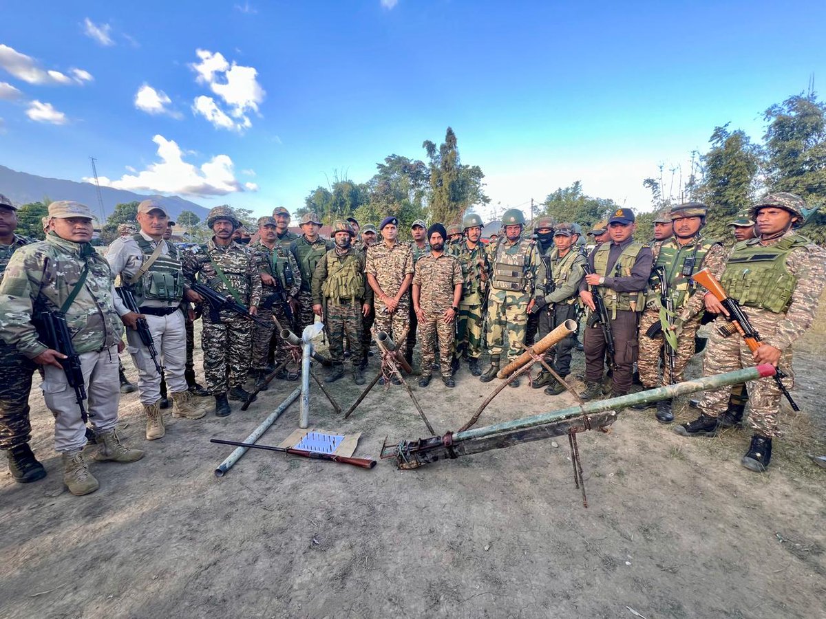 Isn't this an act of war against India?
Pumpi/Mortar shells fired towards innocent villagers by Kuki Terrorists.
<a href="/MumbaichaDon/">BhikuMhatre</a> <a href="/mrsinha/"></a> <a href="/AbhijitChavda/">Abhijit Chavda</a> <a href="/jsaideepak/">Sai Deepak J</a> <a href="/ARanganathan72/">Anand Ranganathan</a> You know the law of the land better, pls help explain.