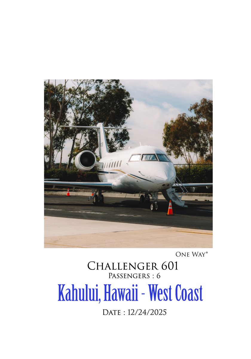 premier_charter's tweet image. Check out these one way flights for exclusive deals: 
CONTACT: charter@premieraircharter.com / (858) 381 3435

#Emptyleg #luxurytravel #privatejets #bizav #hawaii #Miami #sandiego #Kahulu #Kona
