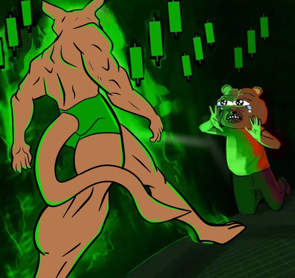 We're in a Kangaroo Market and it's $RURU szn.

Buckle up