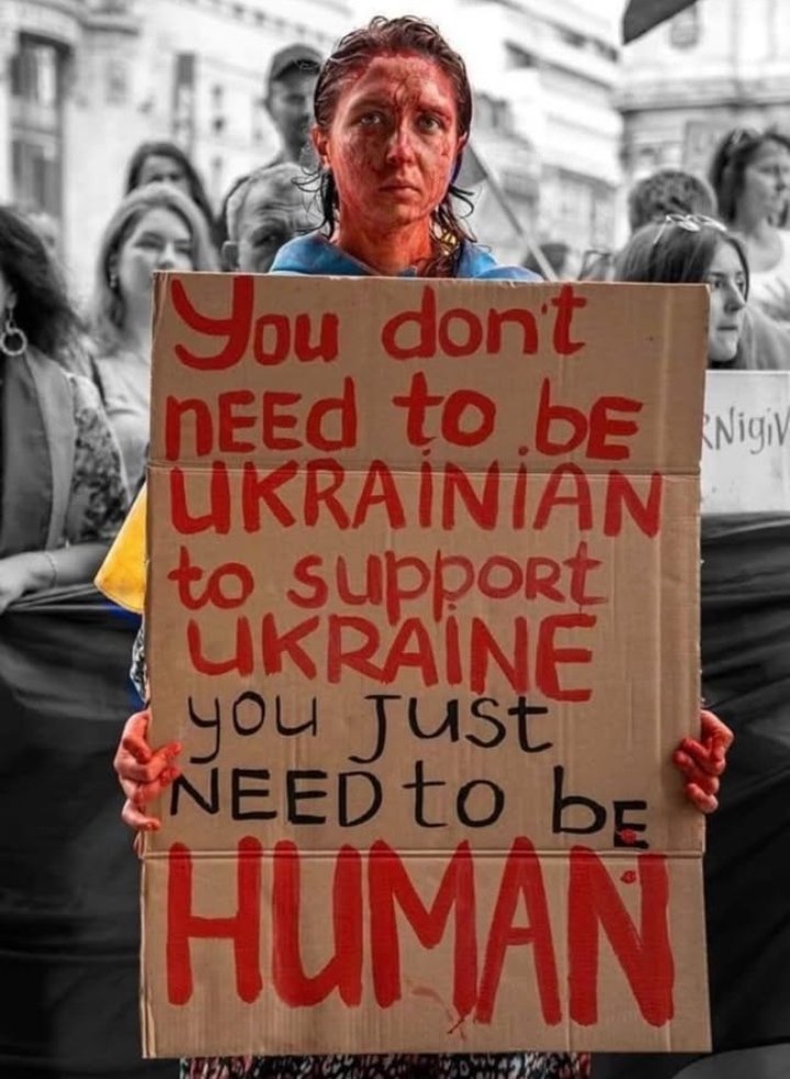The only side to be on is Ukraine’s!
🇺🇦 Stand with Ukraine 🇺🇦