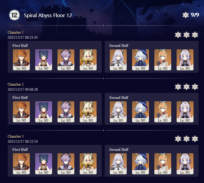 this 97 year old genshin player still serves the abyss the old fashioned way (yet again master &amp; disciple teams)