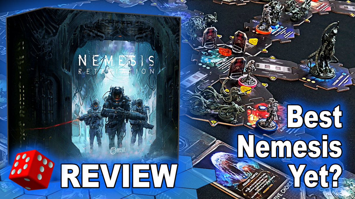 DiceTreasures's tweet photo. Best Nemesis Yet? What's your opinion?
Nemesis: Retaliation | Sci-Fi Survival Horror Board Game REVIEW
https://t.co/8QgY63LOPc https://t.co/T2ZTR7QX2j