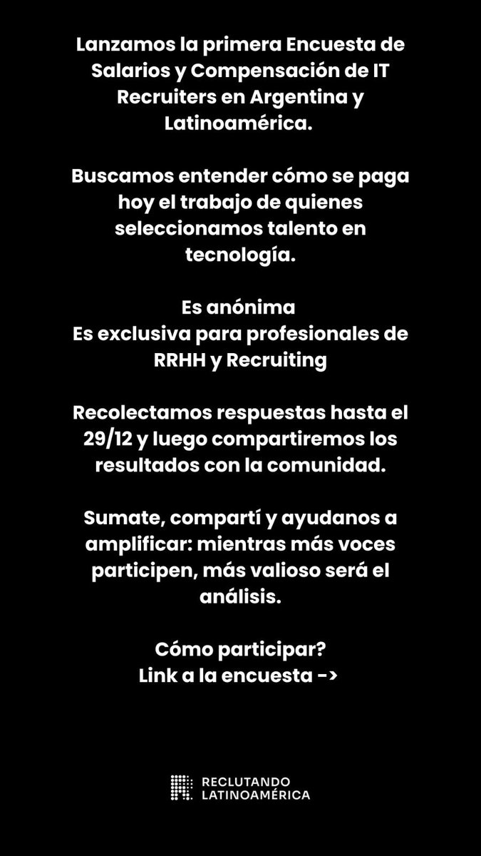 Reclutando Latinoamérica tweet media