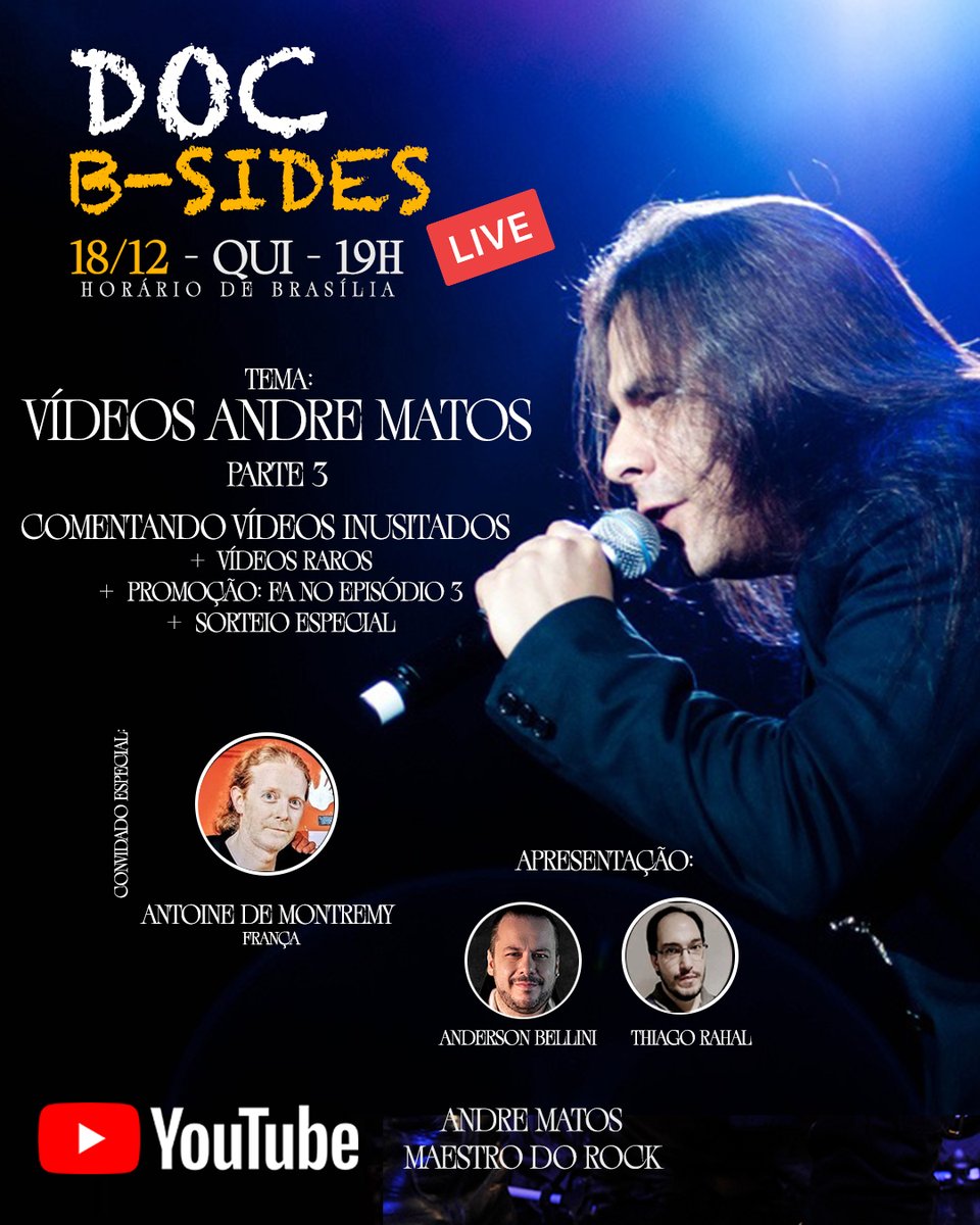 Andre Matos - Maestro do Rock tweet media