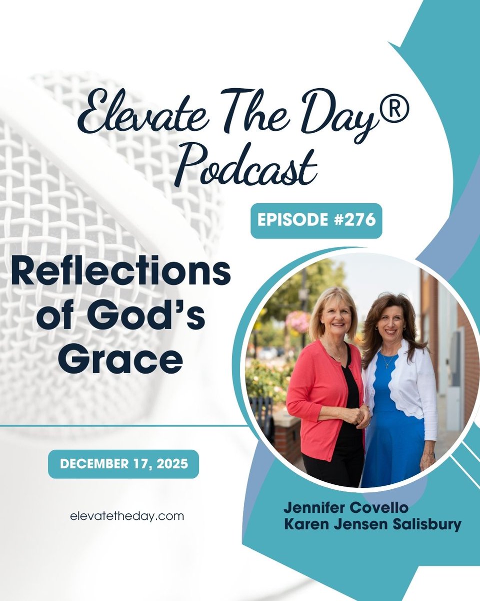 The final Elevate the Day Podcast episode of 2025 is live! "Reflections of God’s Grace" reminds us to stay faithful, trust God’s plan, and keep going until you see the fruit of your labor. Watch or listen here: youtu.be/JONlqwX9TWA