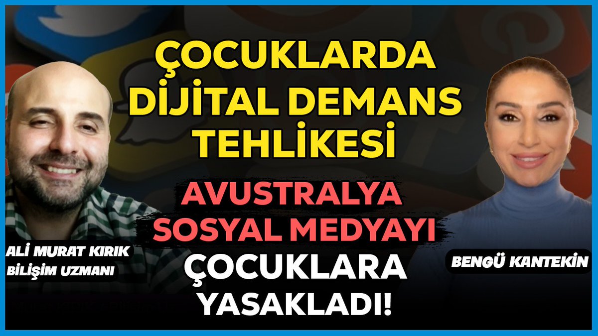 Dijital demans ihtimalinden çocukları nasıl koruyacağız? 

Avustralya'da 16 yaş altına sosyal medya neden yasaklandı? 

Yasak Türkiye'ye de gelebilir mi? 

👇

youtu.be/BTPX-LkK3Ik?si…