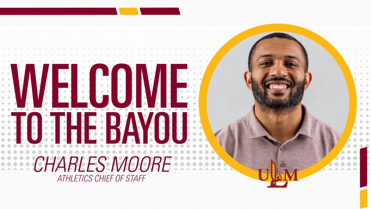 ULMWarhawks's tweet image. Excited to welcome Charles to the bayou as our Chief of Staff!

#TakeFlight