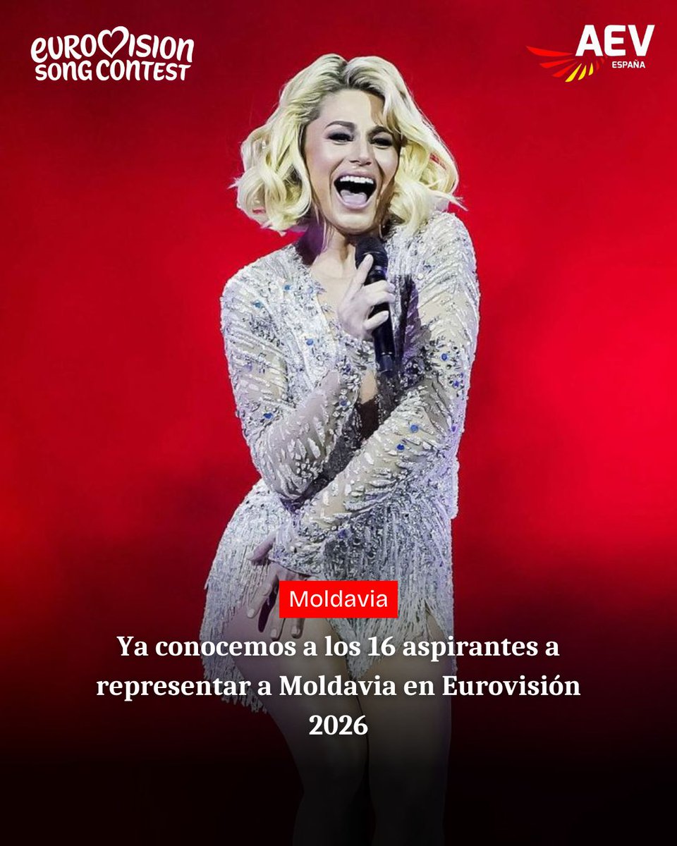 AEVeurovision's tweet image. Moldavia ya tiene a los 16 finalistas de Moldavia #eurovision #moldavia #Eurovision2026