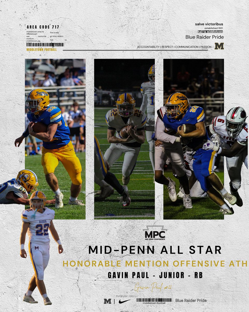 Middletown Football tweet media