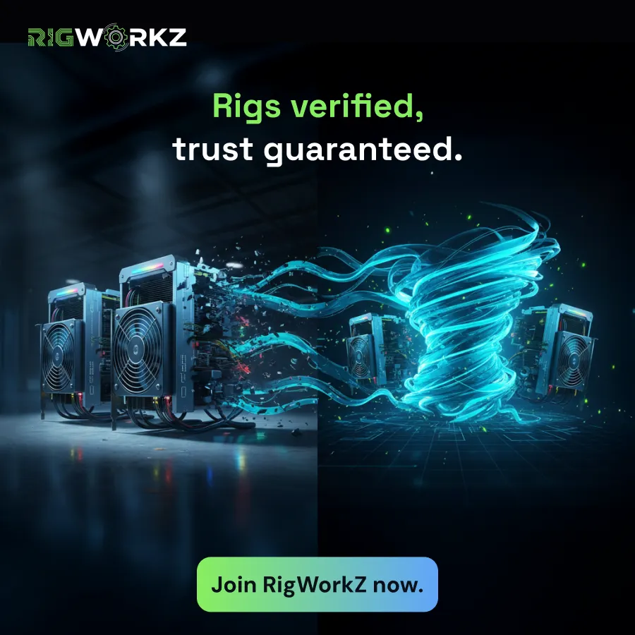 Rigworkz's tweet photo. 🤯 STOP GAMBLING ON “YIELD.”

RigWorkZ ($ROGZ) is building a fraud-resistant, liquid mining marketplace where real operators list API-verified rigs and investors buy asset-backed NFT shares.

📌Save this post before ELON notices us 👀

No trust. Only proof. 👇 https://t.co/6N3OD9nd4l