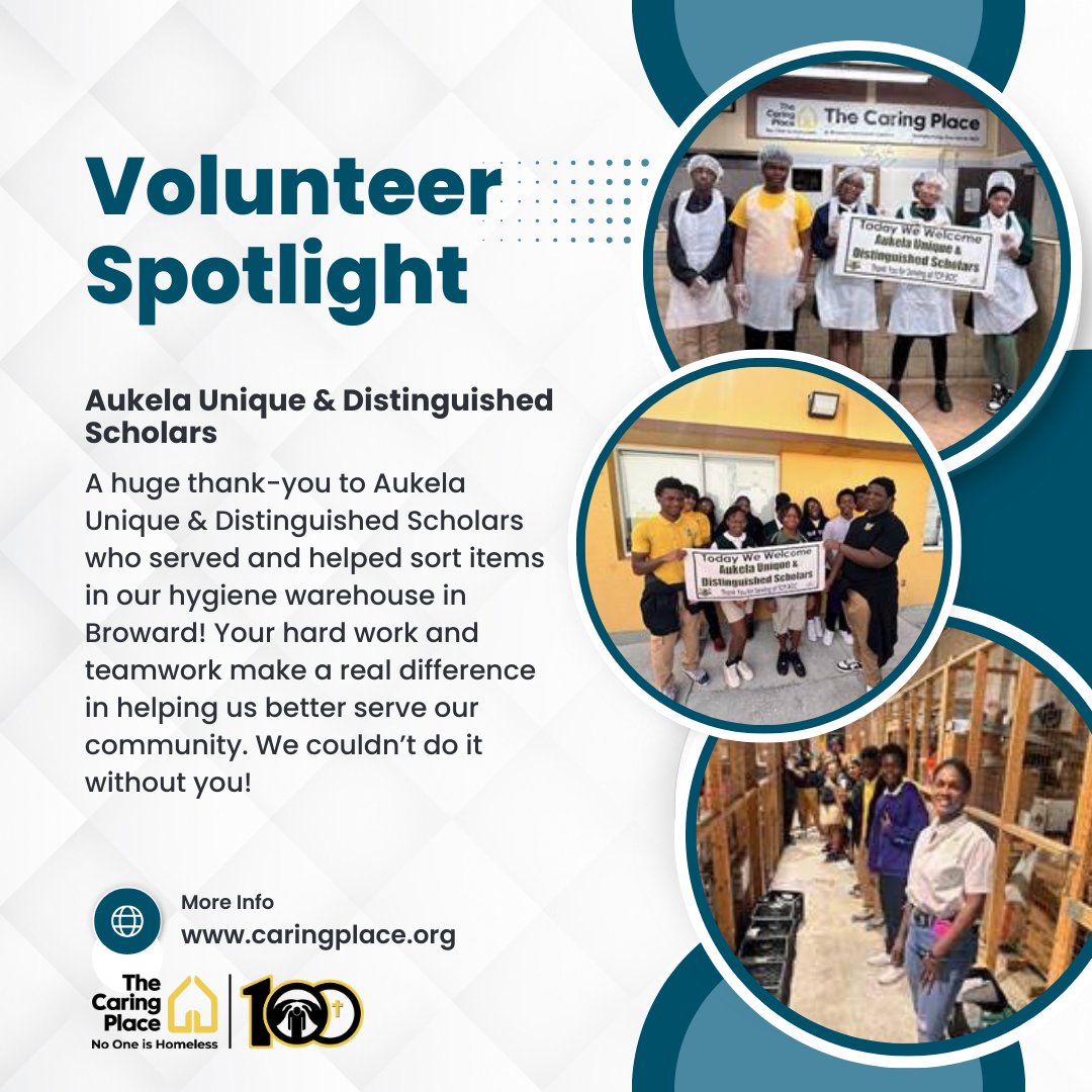 No1isHomeless's tweet image. A huge thank you to Aukela Unique &amp;amp; Distinguished Scholars who served and helped sort items in our hygiene warehouse in Broward! Your hard work and teamwork make a real difference in helping us better serve our community. We couldn’t do it without you!
#No1IsHomeless