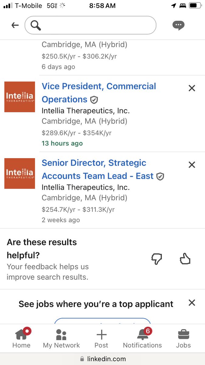 GeneInvesting's tweet image. Wow look at all of these jobs posted on LinkedIn $NTLA