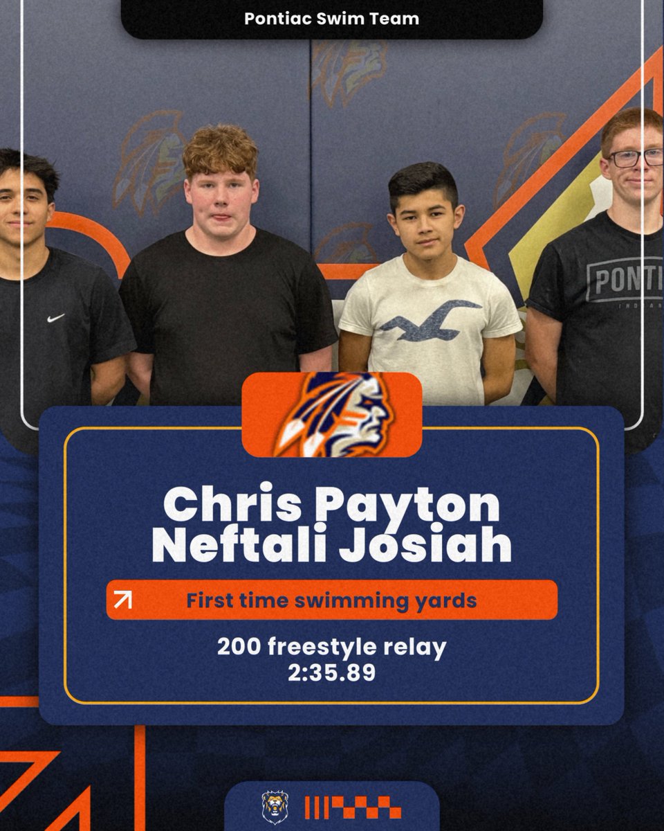 Pontiac Township High School Swimming tweet media