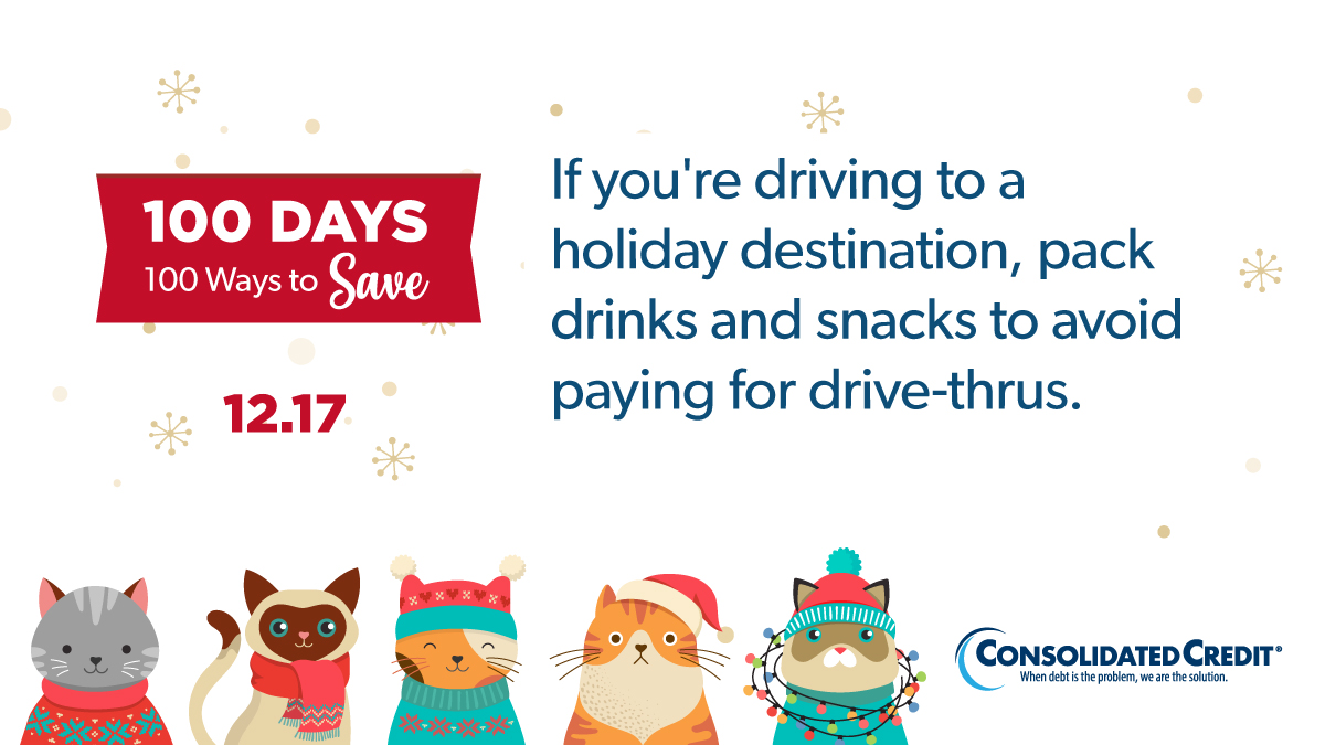 🙌Tag people + like + share for chance to win $100
🎅Our Interactive Spending Planner helps you find your ideal budget:ow.ly/qFJ550WYaib

💰#WINMONEY #HolidayBudget #SpendSmart #ConsolidatedCredit #DebtSucks ☎️1-844-450-1789