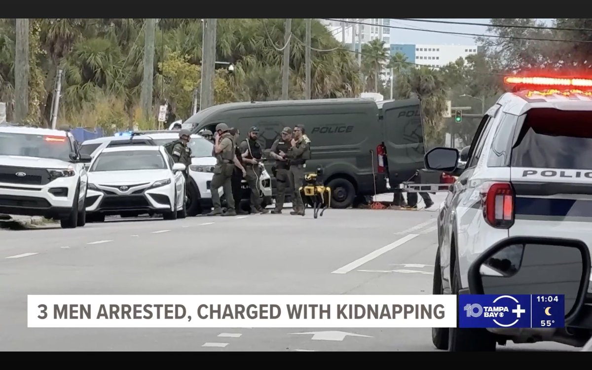 During a barricaded subject incident that shut down I-375, <a href="/StPetePD/">St. Pete Police</a> used their Spot robotic system to help assess the situation while reducing risk to officers. 

Proud to support St. Pete PD through delivery and training. Supporting those who serve.

hubs.la/Q03YsmH_0