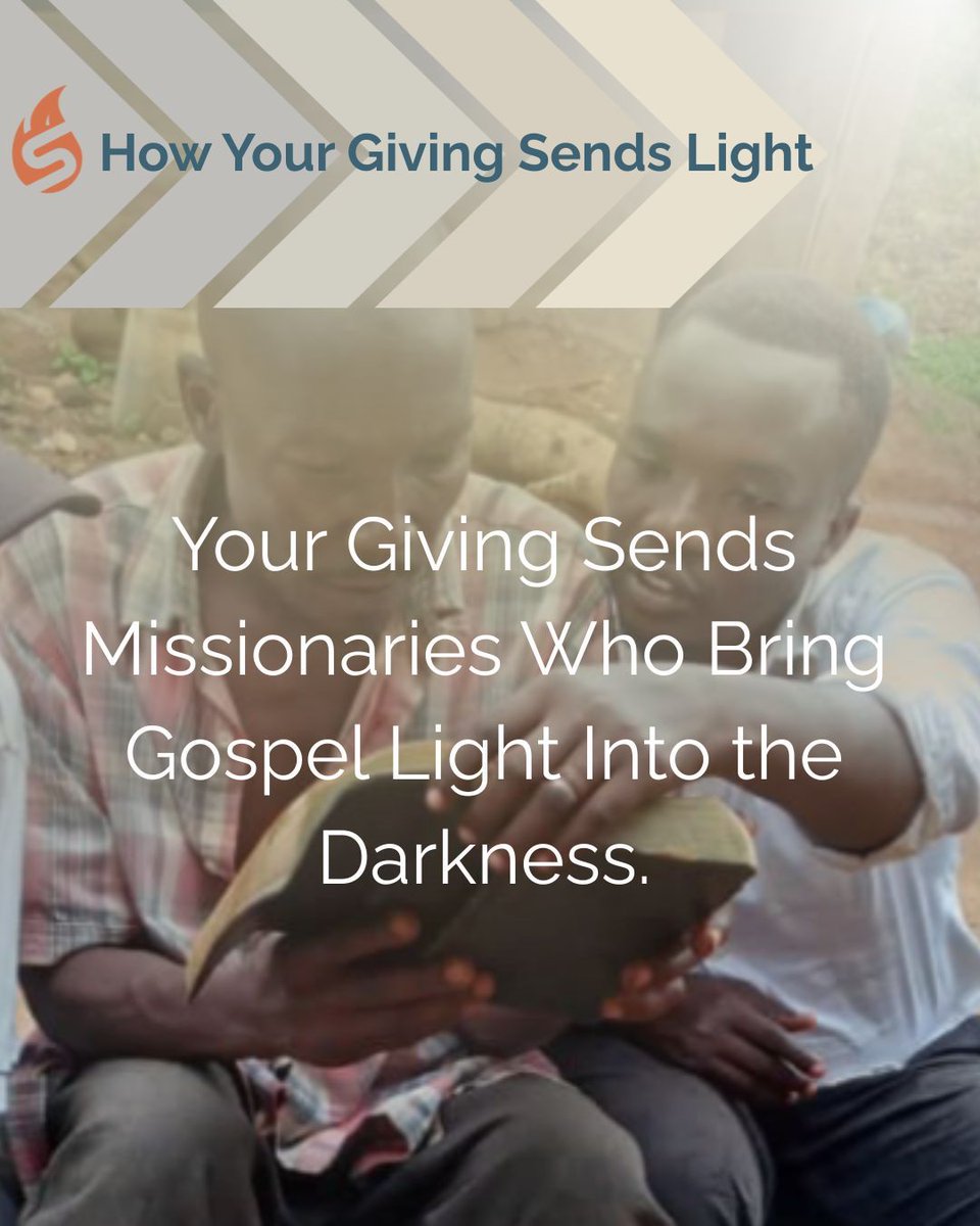 send56's tweet image. Darkness doesn’t fade on its own. Someone has to bring the light.
Your generosity becomes fuel for the gospel.
Your support becomes a lamp in a place with no light.

Your giving makes eternity different for someone who has never heard the name of Jesus.
send56.net