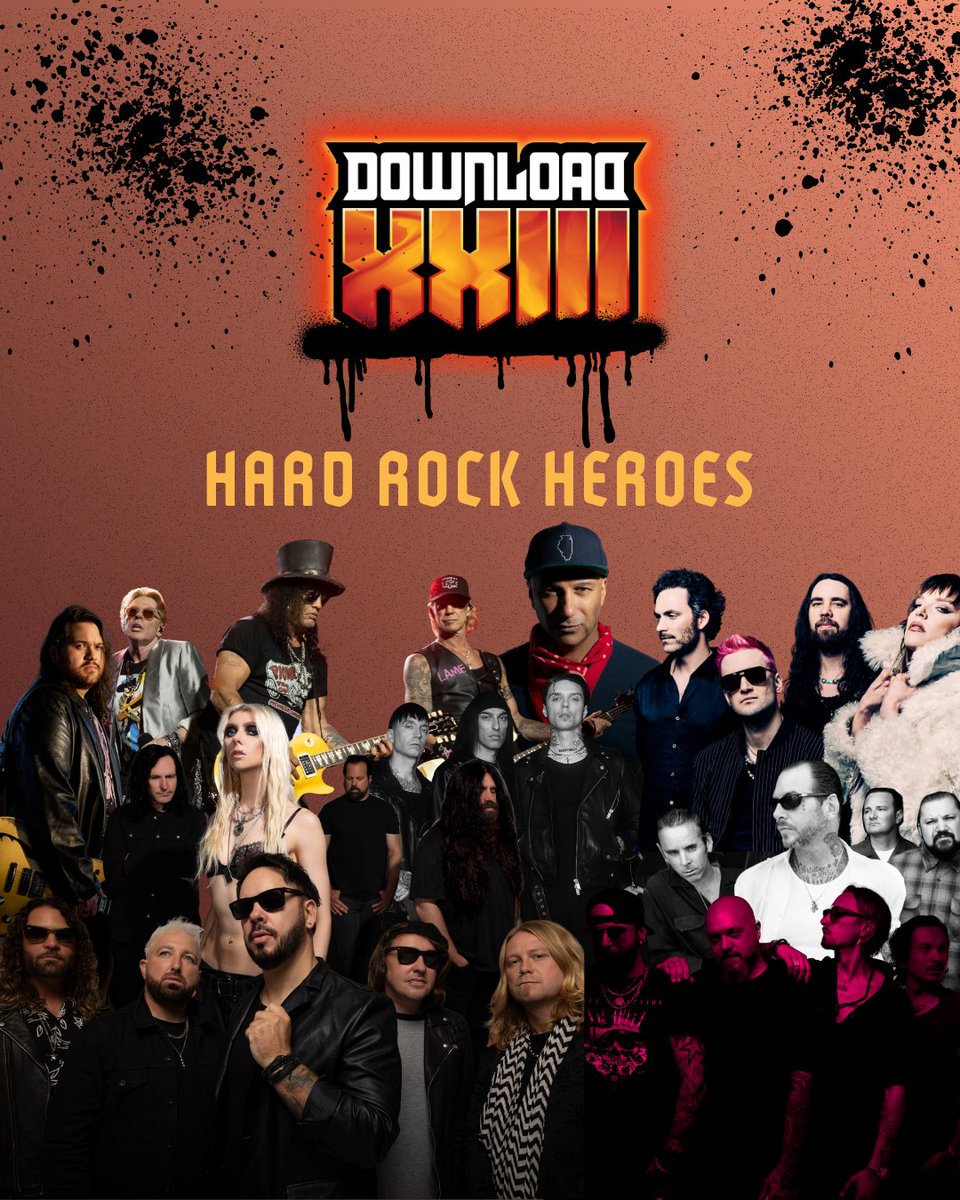 DownloadFest's tweet image. It's going to be Hard Rock heaven at #DLXXIII next year 🤘

Make sure you're there, secure your place now 🎟️ ow.ly/54JZ50XKYa6