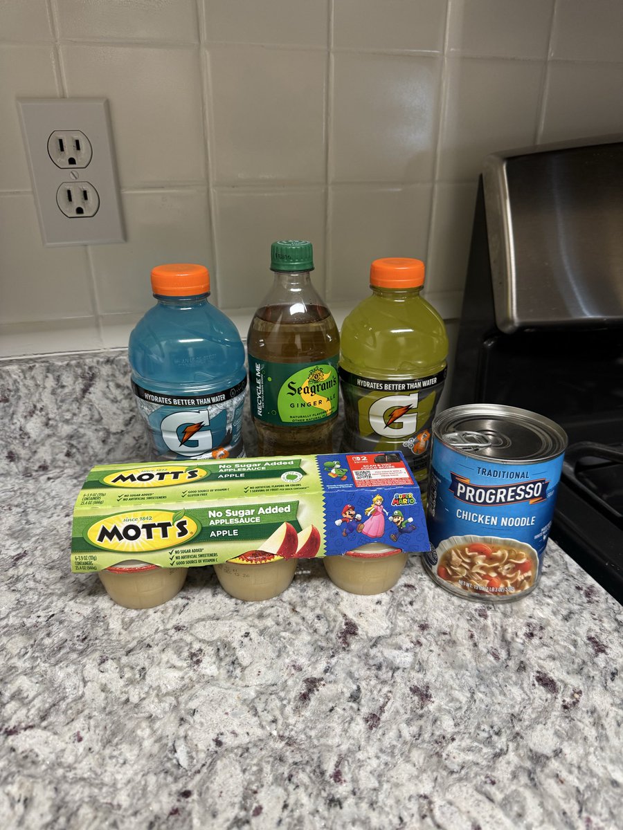 Sorry to all the rest of you because I absolutely have the best girlfriend! Woke up today with a migraine (the third day of it) &amp; <a href="/ukulele_katie/">Katie 🍑</a> not only comforts me but is willing to fight geography to take care of me &amp; help me feel better! Look at this care package! 😭💜
