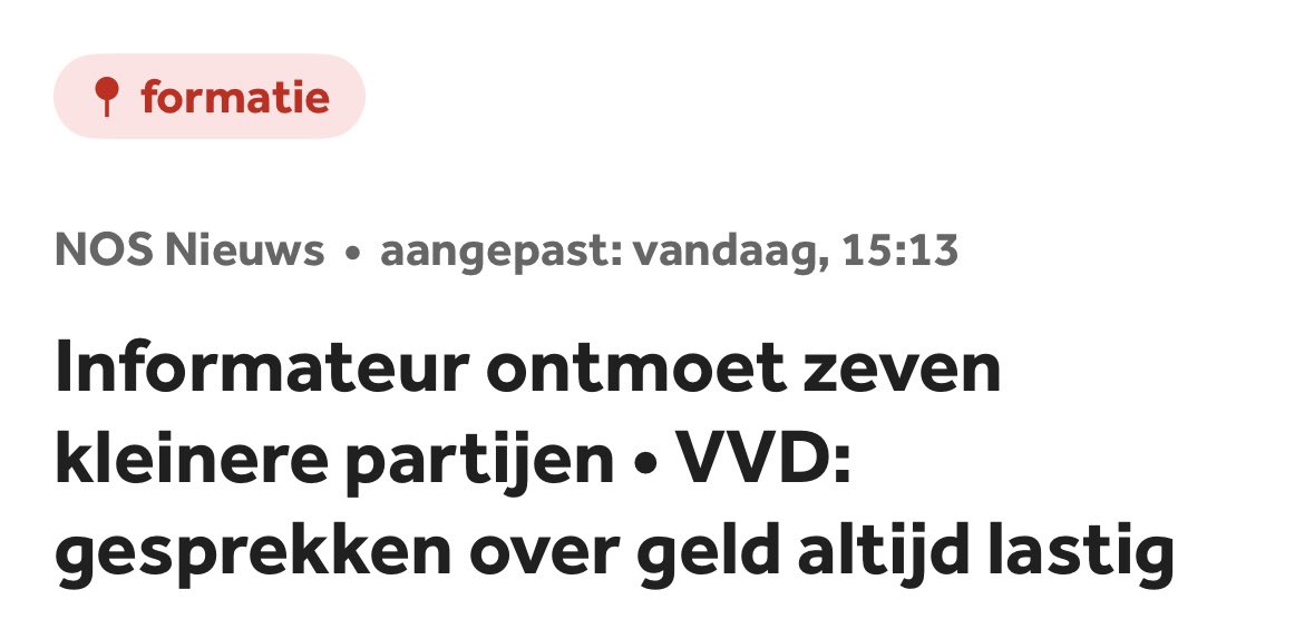 Daar weet de <a href="/vvd/">VVD</a> alles van met een (zo goed als lege) partijkas. 😂