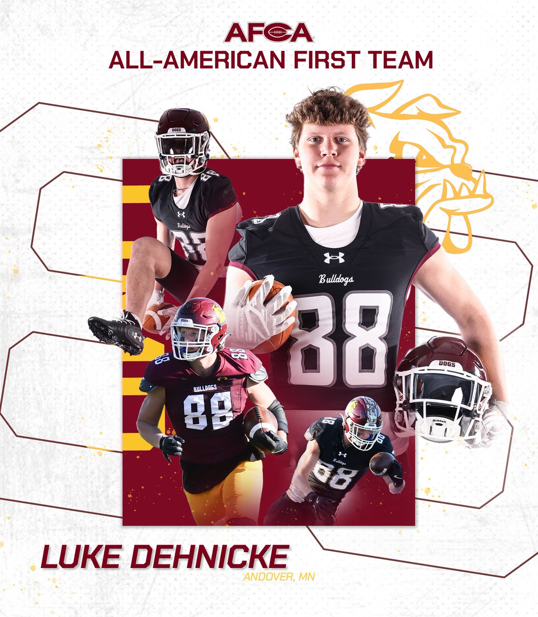 Dehnicke Named 2025 AFCA Division II First Team All-American

Read more: umdbulldogs.com/news/2025/12/1…