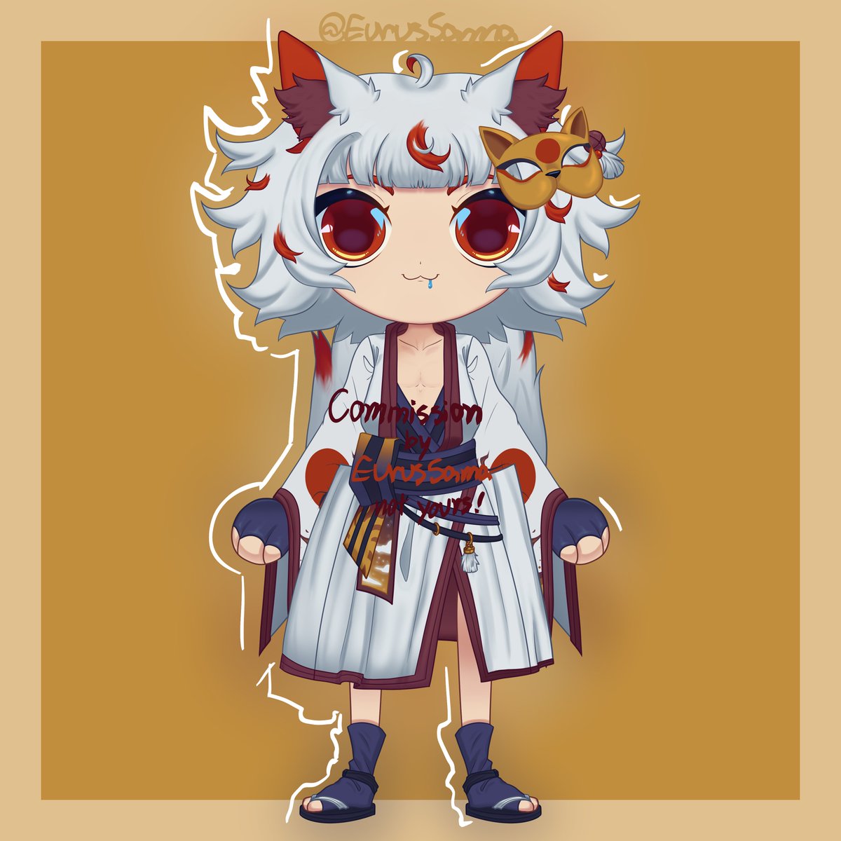 The chibi model is finally done! I just need to rigg now ehe~