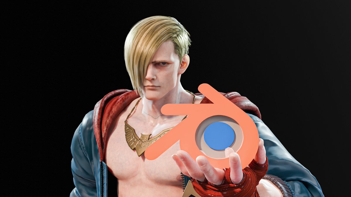 Retr0Artist's tweet image. Sorry boss we only use blender around here