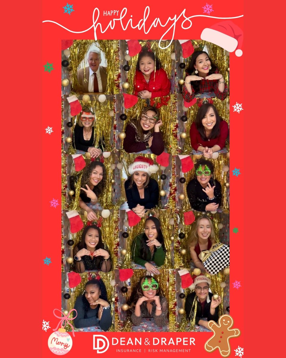 deananddraper's tweet image. Wishing you and your family a joyful holiday season and a very Merry Christmas from the Commercial Lines Dept. at our Houston location. 🎄❄️ Thank you for trusting us to help protect what matters most.
#DeanAndDraper #HoustonTexas #Insurance
